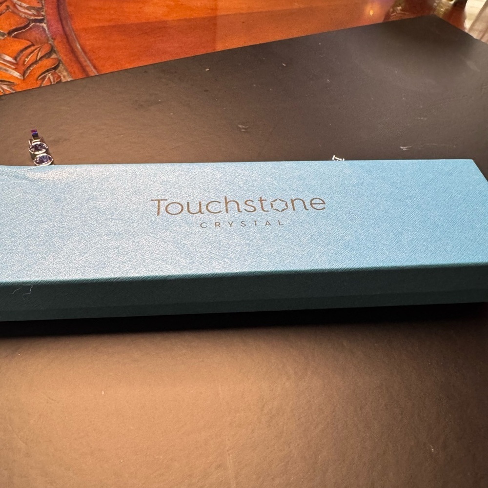 Touchstone Crystal Ice Bracelet Dark Purple Ice Bracelet. NIB. - Picture 10 of 12
